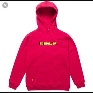 golf wang red hoodie